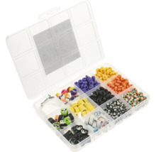 Sortierbox mit verschiedenen Schmuckperlen