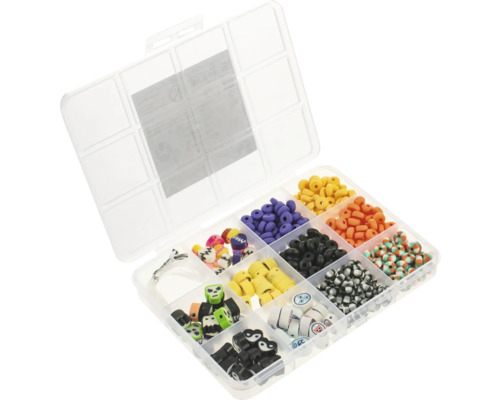 Perlen-Set Boy ca. 240 Stück Sortierbox mit verschiedenen Schmuckperlen