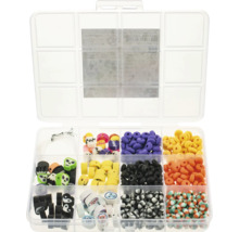 Sortierbox mit bunten Schmuckperlen