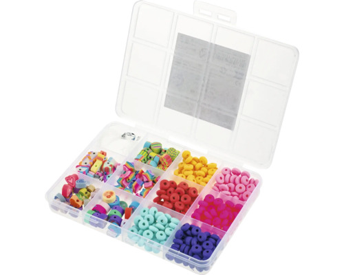 Sortierkasten mit verschiedenen Schmuckperlen