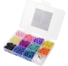 Sortiment farbiger Gummidichtungen in einer transparenten Aufbewahrungsbox