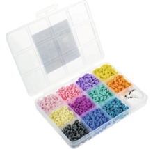 Sortierbox mit bunten Perlen zum Basteln und Dekorieren