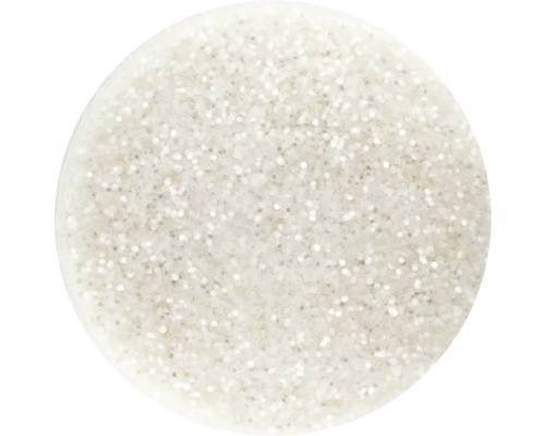 Weißer Glitzer