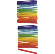 Mehrfarbige Eisstiele aus Holz