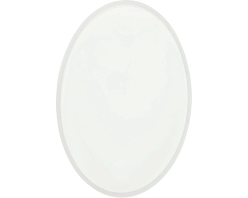 Ovale Glasplatte