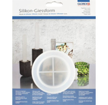 Silikon Gießform für runde Töpfe von GLOREX