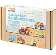 Glorex Gieß-Set Baufahrzeuge zum Basteln von Magneten