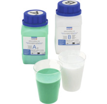 Glorex Abformsilikon HE Set mit Komponente A und B sowie zwei Mischbechern