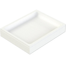 Leere, rechteckige Ablageschale