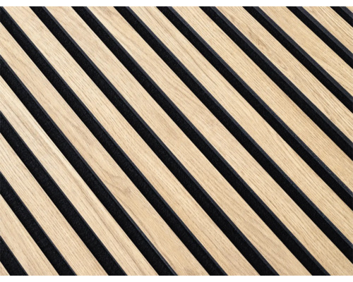 Akustikpaneel mit Holzlatten