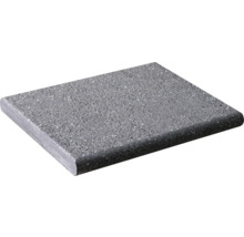 Grauer Beton Bordstein