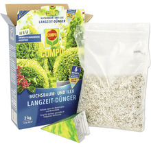 Compo Buchsbaum- und Ilex Langzeit-Dünger, 2 kg Packung