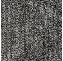 Detailaufnahme eines grauen Teppichbodens.