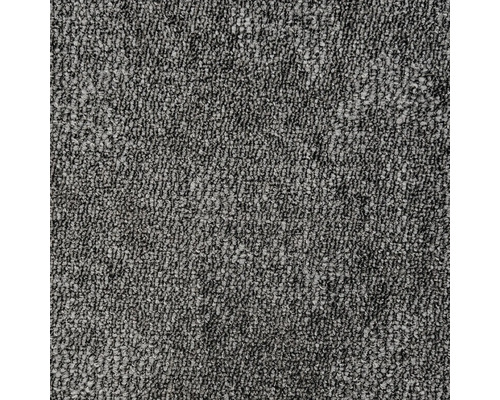 Detailaufnahme eines grauen Teppichbodens.