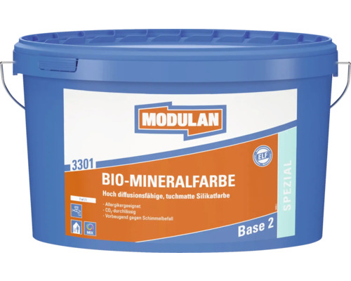Eimer Bio-Mineralfarbe Base 2 von Modulan