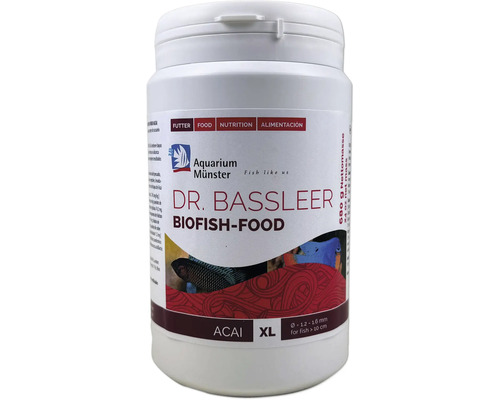 Aquariumfischfutter Aquarium Münster Dr. Bassleer Biofish Food ACAI XL 680 g Dr. Bassleer Biofish-Food Aquariumfischfutter