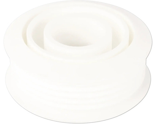 Weißer Siphon Formdichtung