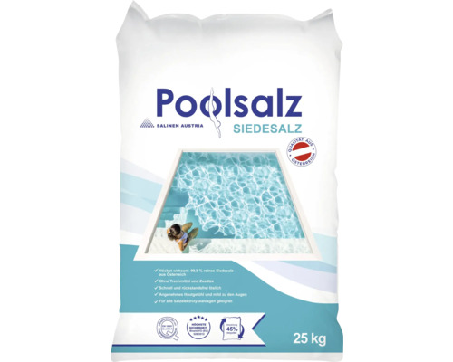 Poolsalz Siedesalz im 25 Kilogramm Sack