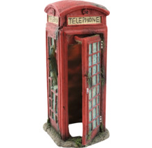 Dekorative Telefonzelle für Aquarien