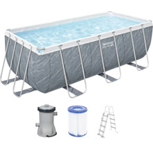Bestway Frame Pool Set mit Filterpumpe, Filterkartusche und Leiter