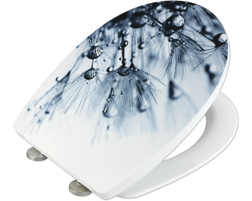 Toilettendeckel mit Dandelion Motiv