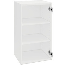 Weißer Küchenhängeschrank mit drei Regalböden