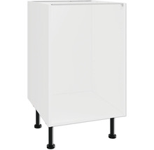 Küchenunterschrank mit schwarzen Füßen