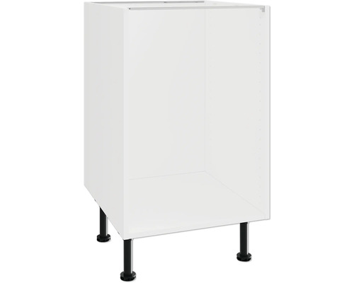 Küchenunterschrank mit schwarzen Füßen