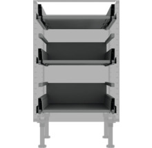 Auszugsystem für Schubladen im Küchenschrank