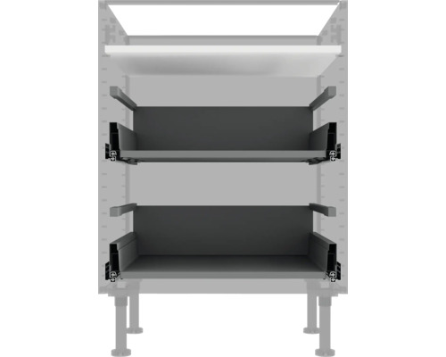 Schrank mit zwei Schubladen zur Aufbewahrung