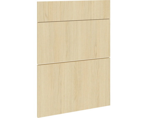 Segmentglastür PICCANTE Smart für Oberschrank 60x89,2 cm LIGHT OAK "R" Holz Küchenfront