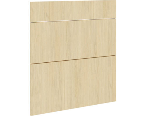 Frontenset PICCANTE Smart für Oberschrank 90 cm Falttür LIGHT OAK "W" Holzfront für Küchenschrank