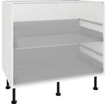 Küchenunterschrank mit zwei Schubladen und Füßen