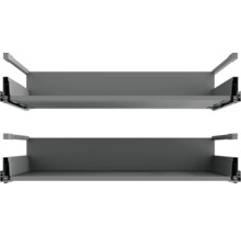 Zwei Schubladenelemente für den Küchen- oder Möbelbau.