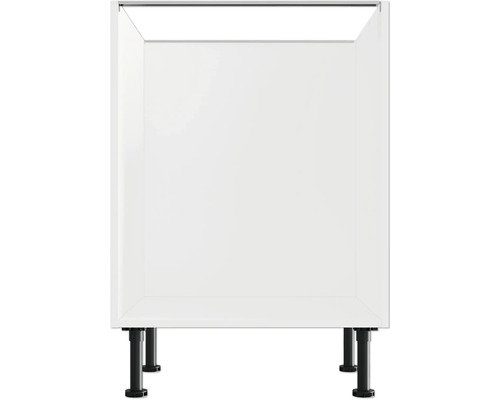 Unterschrank für Küchenmöbel mit schwarzen Füßen