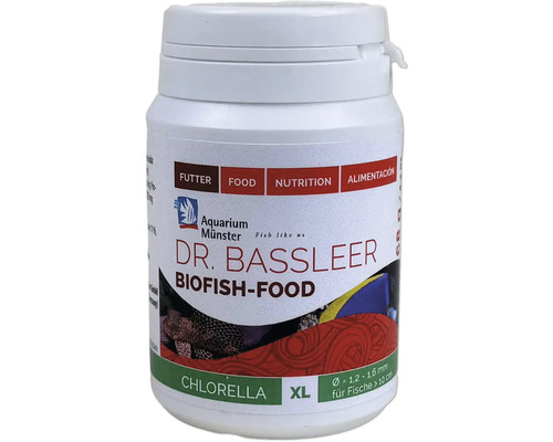 Aquariumfischfutter Aquarium Münster Dr. Bassleer Biofish Food CHLORELLA XL 170 g Dr. Bassleer Biofish-Food Chlorella XL in einer Dose