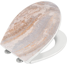 Toilettendeckel mit Steinmuster