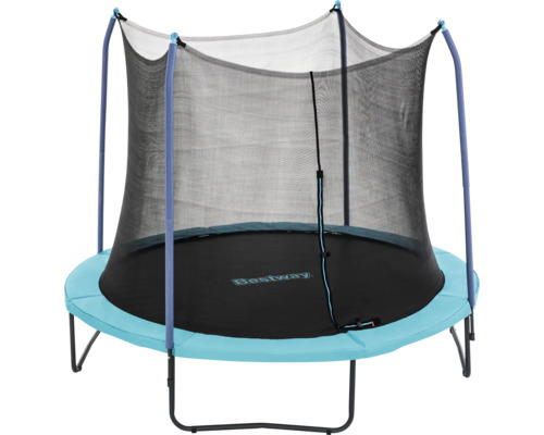 Rundes Gartentrampolin mit Sicherheitsnetz