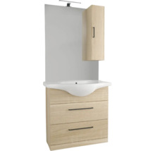 Waschtisch mit Spiegel, Waschbecken und Unterschrank