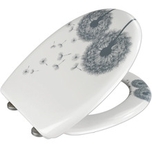 Toilettensitz mit Löwenzahn-Motiv