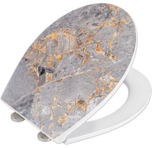 WC-Sitz mit Marmormuster