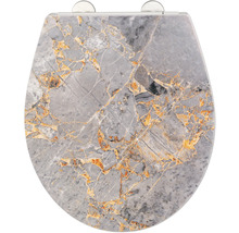 WC-Sitz mit Marmorstruktur