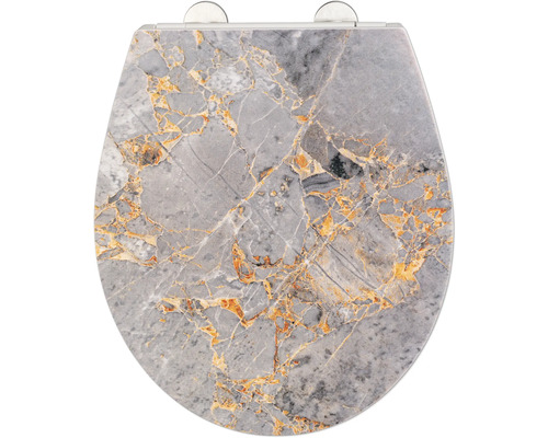 WC-Sitz mit Marmorstruktur