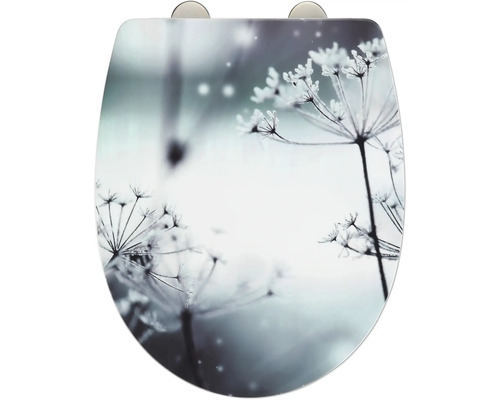 WC-Sitz mit Pflanzenmotiv