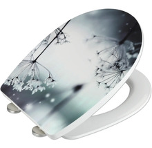 Toilettendeckel mit Blumenmuster