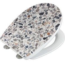 Toilettendeckel mit Mosaikmuster