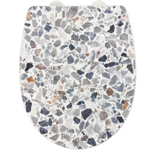Toilettendeckel mit Terrazzo-Muster