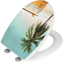 WC-Sitz mit Strandmotiv