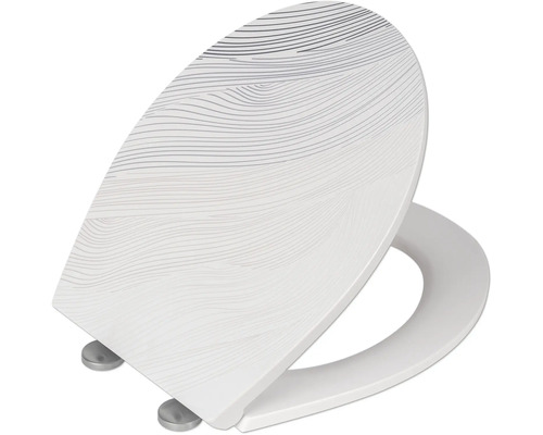 Toilettendeckel mit Holzmaserung