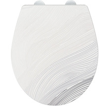 Toilettendeckel mit grafischem Muster